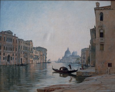 البندقية ، القناة الكبرى ، سبتمبر 1892 (زيت على قماش) بواسطة إيمانويل لانسير