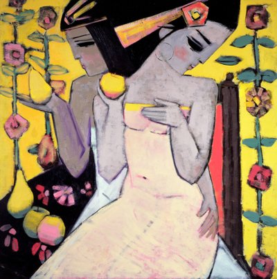 تفاحة ذهبية (زيت على ظهر السفينة) بواسطة Endre Roder