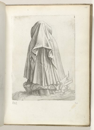 فلاندر (العنوان على الكائن) Een vrouw uit Vlaanderen ، gekleed volgens de mode van ca. 1550 مواقف الدول المختلفة في عصرنا (عنوان المسلسل) بواسطة Enea Vico