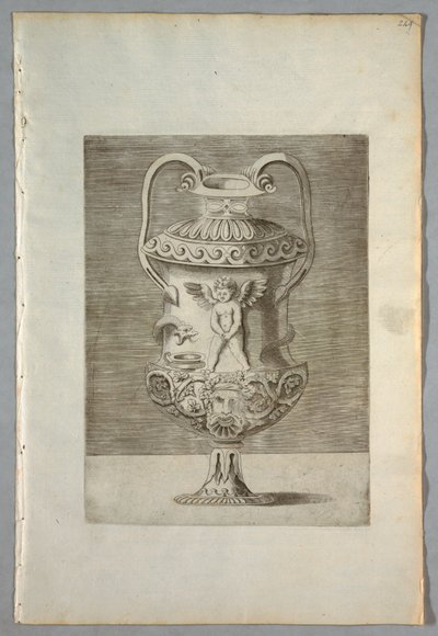مزهرية (اللوحة 9 من سلسلة) بواسطة Enea Vico