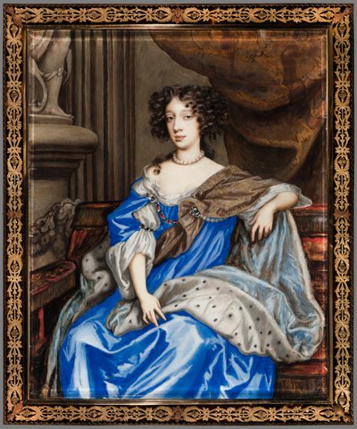 صورة لمريم مودينا ، حوالي 1673. بواسطة الإنجليزية نيكولاس ديكسون ج. 1645 بعد 1708.