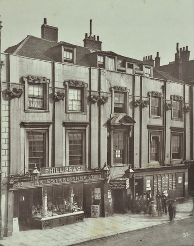 36-38 Aldersgate Street: Shaftesbury House ، لندن ، 1879 بواسطة مصور انجليزى