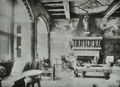 9 طريق ميلبوري: قاعة الرسم ، 1890 بواسطة مصور انجليزى