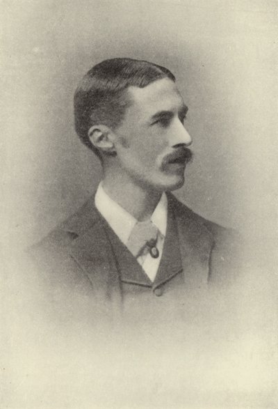 A E Housman ، في لندن عام 1896 (صورة b / w) بواسطة مصور انجليزى