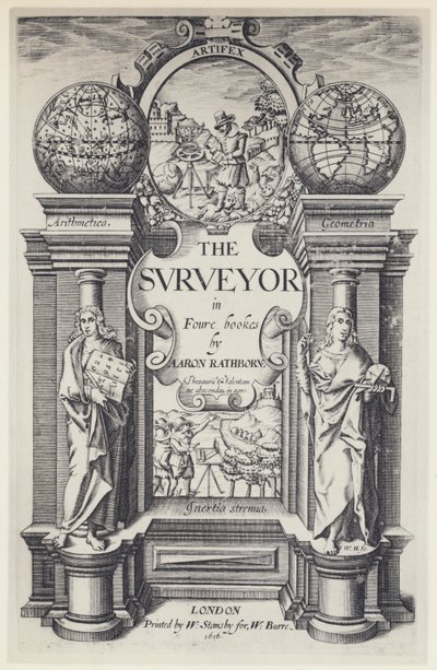 A Rathbone, The Surveyor, W Stansby for W Burre 1616 (b/w photo) بواسطة مصور انجليزى