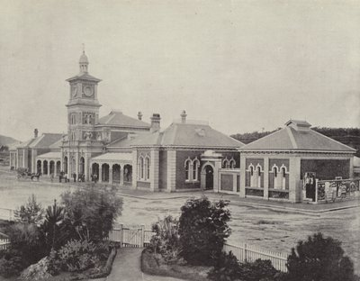 محطة سكة حديد البوري بواسطة مصور انجليزى
