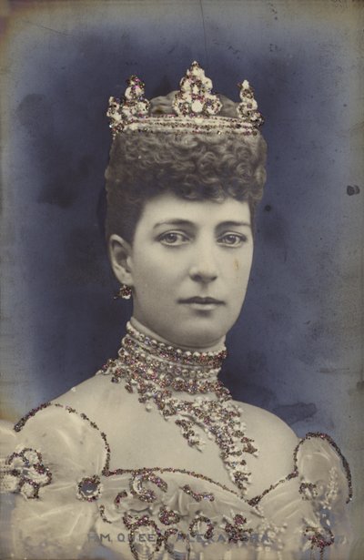 الكسندرا الدنمارك (صورة ملونة) بواسطة مصور انجليزى