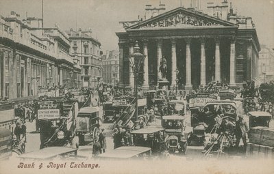 Bank and Royal Exchange ، لندن بواسطة مصور انجليزى