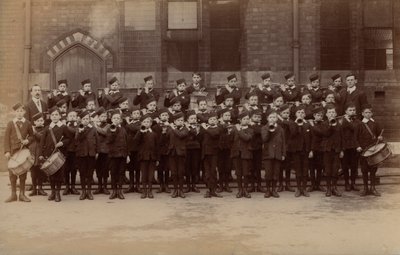 Boys Brigade Band, presumably (b/w photo) بواسطة مصور انجليزى