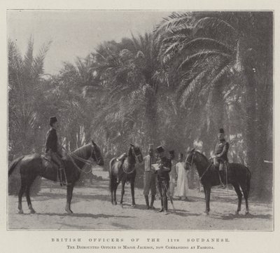 الضباط البريطانيين السودانيين الحادي عشر بواسطة مصور انجليزى