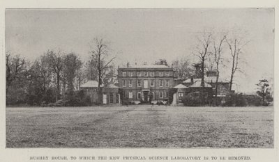 Bushey House ، الذي سيتم تدمير مختبر Kew للعلوم الفيزيائية بواسطة مصور انجليزى