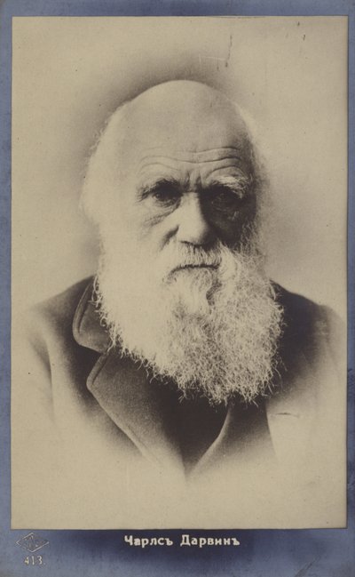 تشارلز داروين (1809-1882) ، عالم الطبيعة الإنجليزية بواسطة مصور انجليزى