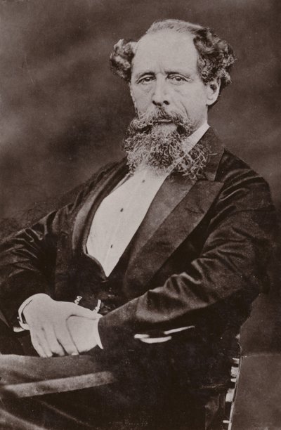 تشارلز ديكنز (1812-1870) ، الروائي الإنجليزي بواسطة مصور انجليزى