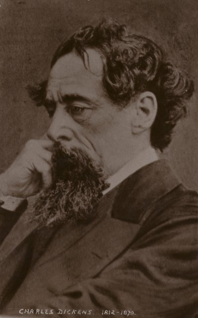 تشارلز ديكنز (1812-1870) ، الروائي الإنجليزي بواسطة مصور انجليزى