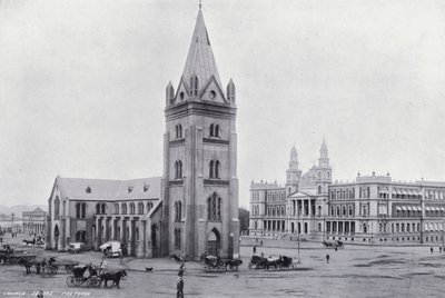 Church Square, Pretoria (b/w photo) بواسطة مصور انجليزى