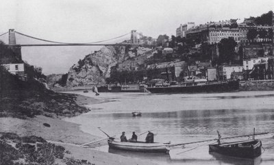 كليفتون والجسر المعلق (صورة b / w) بواسطة مصور انجليزى