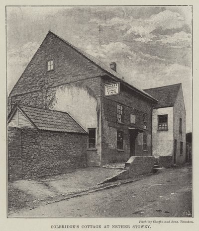 كوخ Coleridges في Nether Stowey بواسطة مصور انجليزى