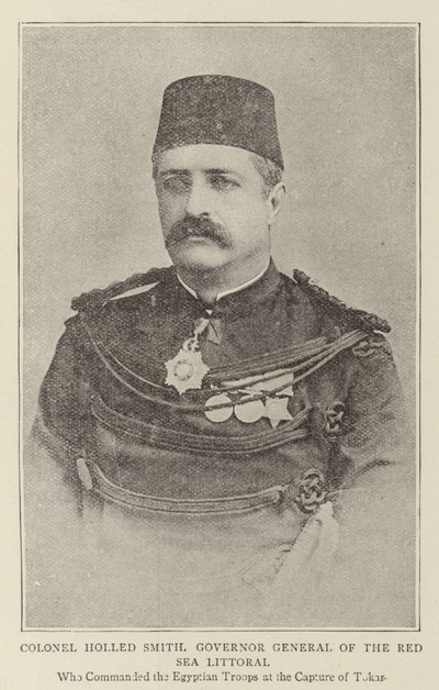 العقيد هيليد سميث ، الحاكم العام للبحر الأحمر بواسطة مصور انجليزى