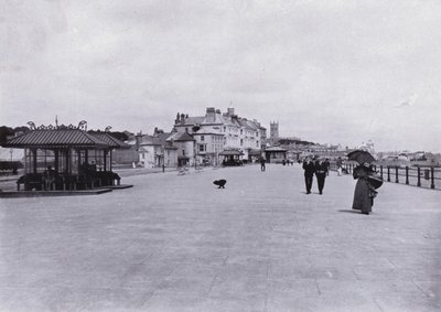 كورنوال: The Promenade ، Penzance (صورة b / w) بواسطة مصور انجليزى