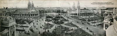 محكمة الفنون من قاعة الكونجرس ، المعرض الفرنسي البريطاني ، لندن ، 1908 بواسطة مصور انجليزى