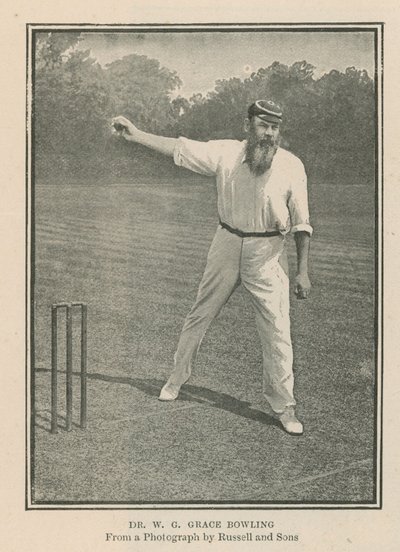 لاعب الكريكيت الدكتور WG Grace بواسطة مصور انجليزى