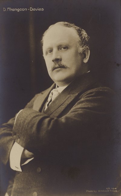 ديفيد Ffrangcon-Davies ، مغني الباريتون الويلزي (1855-1918) بواسطة مصور انجليزى