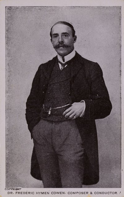 الدكتور فريدريك هيمن كوين ، ملحن وعازف بيانو وموصل (1852-1935) بواسطة مصور انجليزى