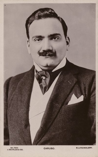 إنريكو كاروسو ، التينور الإيطالي (1873-1921) بواسطة مصور انجليزى