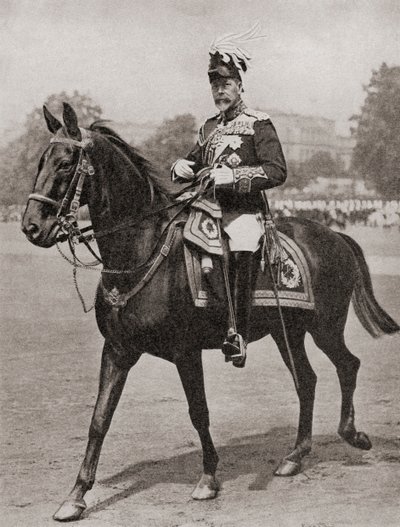 جورج الخامس ، من قصة خمس وعشرون سنة ، نشر عام 1935 بواسطة مصور انجليزى