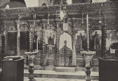 الكنيسة اليونانية ، الناصرة ، بالقرب من بئر سانت ماريز بواسطة مصور انجليزى