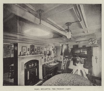 HMS Melampus كابينة الأمراء بواسطة مصور انجليزى