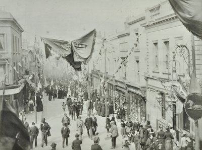 شارع هير: افتتاح العبارة ولويتش ، 1889 بواسطة مصور انجليزى