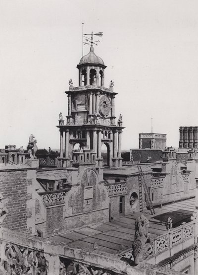 Hatfield House, The Clock-Turret (b/w photo) بواسطة مصور انجليزى