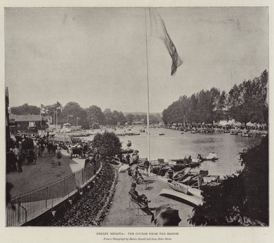 Henley Regatta ، الدورة من الجسر بواسطة مصور انجليزى