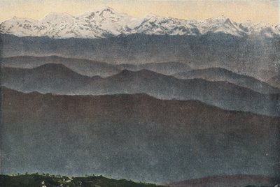 Himalaya Mountains (coloured photo) بواسطة مصور انجليزى