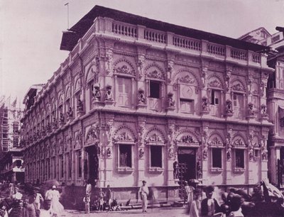 معبد هندوسي ، بومباي بواسطة مصور انجليزى