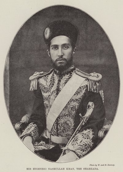 صاحب السمو نصر الله خان ، شهزاده بواسطة مصور انجليزى