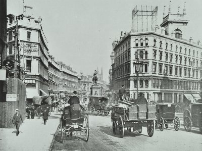 سيرك هولبورن ، مدينة لندن ، 1890 بواسطة مصور انجليزى