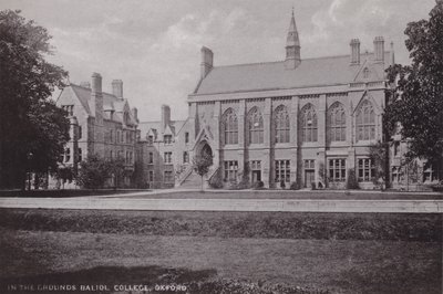 في كلية Balounds Baliol ، أكسفورد بواسطة مصور انجليزى
