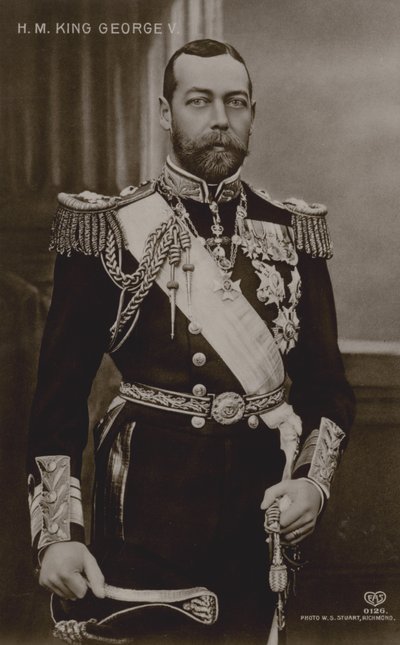 الملك جورج الخامس (b / w photo) بواسطة مصور انجليزى