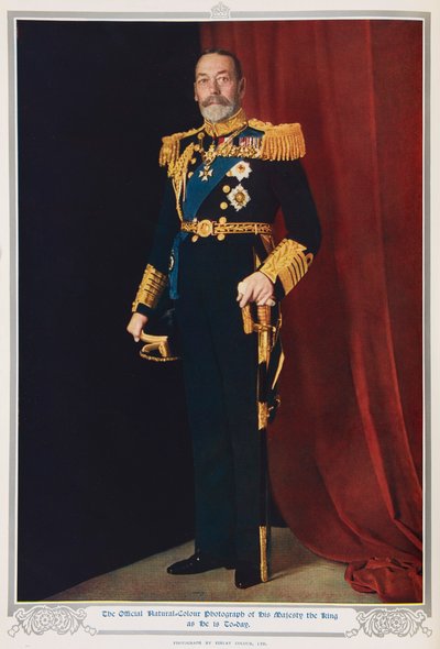 الملك جورج الخامس عام 1935 بواسطة مصور انجليزى