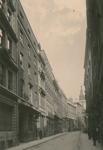شارع لومبارد ، لندن ؛ تصوير؛ بتاريخ يونيو 1885 بواسطة مصور انجليزى