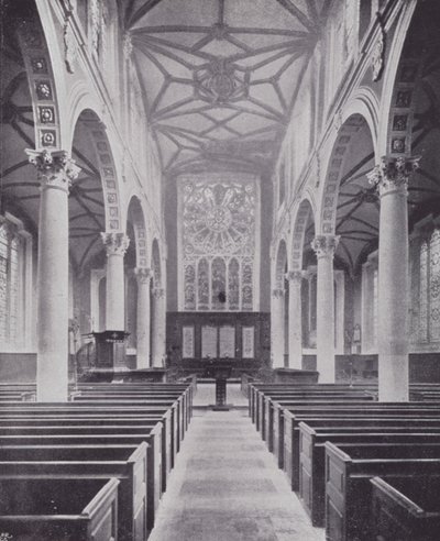 London City Churches: St Katherine Cree (b/w photo) بواسطة مصور انجليزى