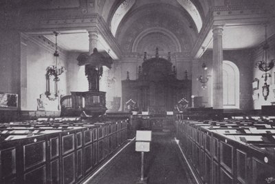 كنائس مدينة لندن: St Mary-at-Hill (b / w photo) بواسطة مصور انجليزى