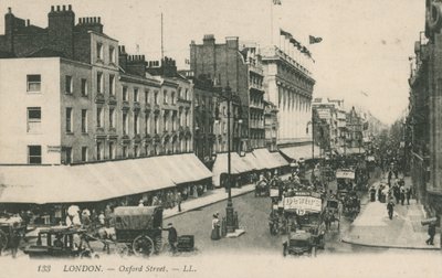 لندن ، شارع أكسفورد بواسطة مصور انجليزى