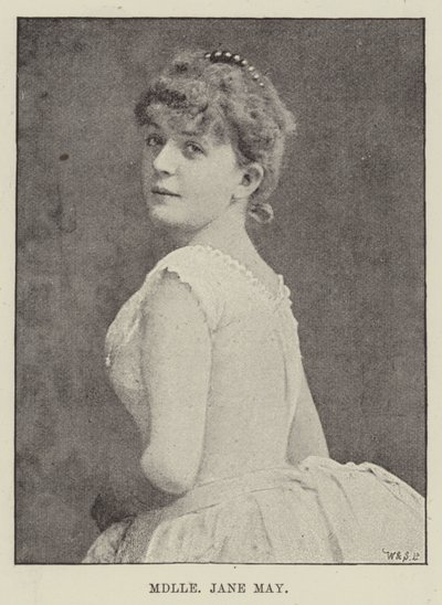 Mademoiselle Jane May بواسطة مصور انجليزى