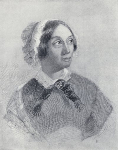 Mary Howitt (b/w photo) بواسطة مصور انجليزى