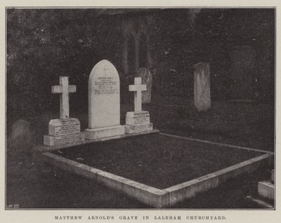 ماثيو أرنولدز جريف في Laleham Churchyard بواسطة مصور انجليزى