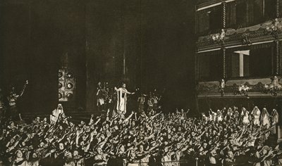 ماكس راينهاردتس أوديب ريكس مع جون مارتن هارفي في عام 1912 بواسطة مصور انجليزى