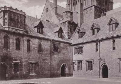 كلية Mob Quadrangle Merton ، أكسفورد بواسطة مصور انجليزى